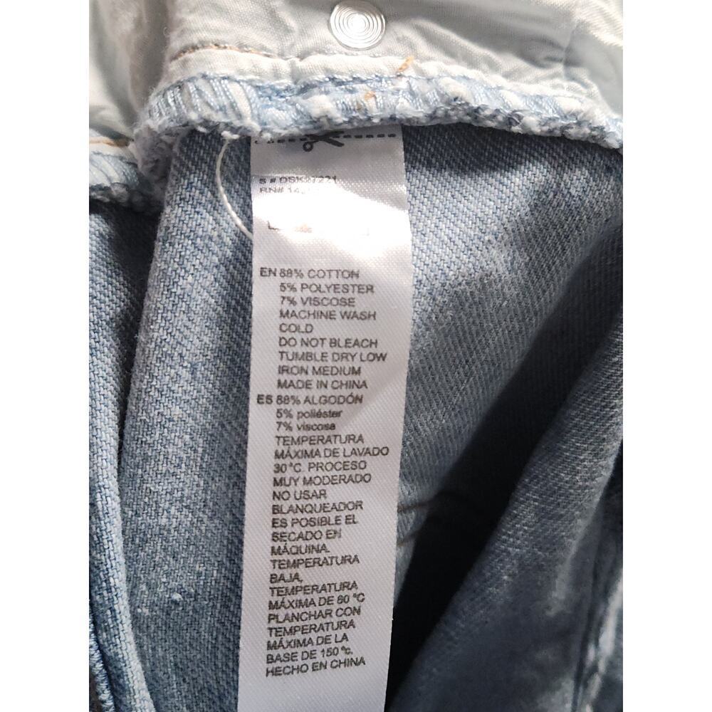 Denim Blvd Distressed Jean Mini Skirt Women's NWOT Belted - Picture 5 of 8